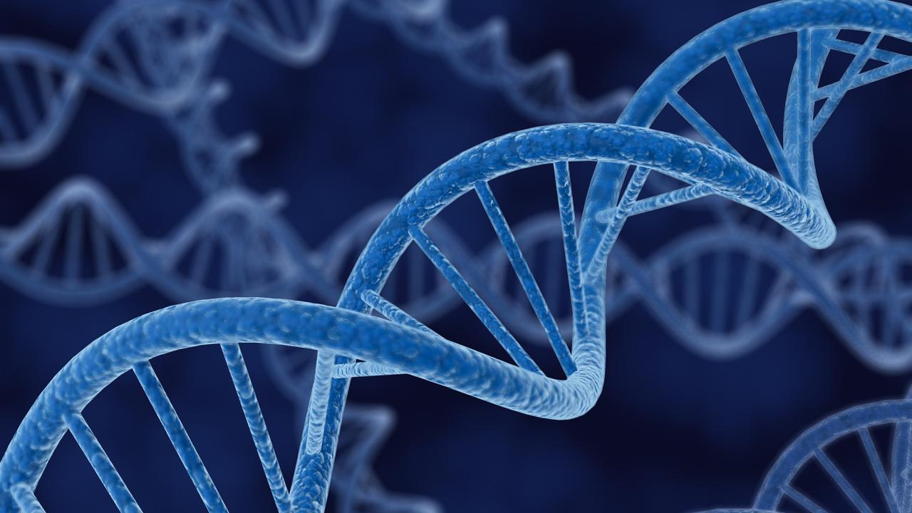 graphic of closeup of dna